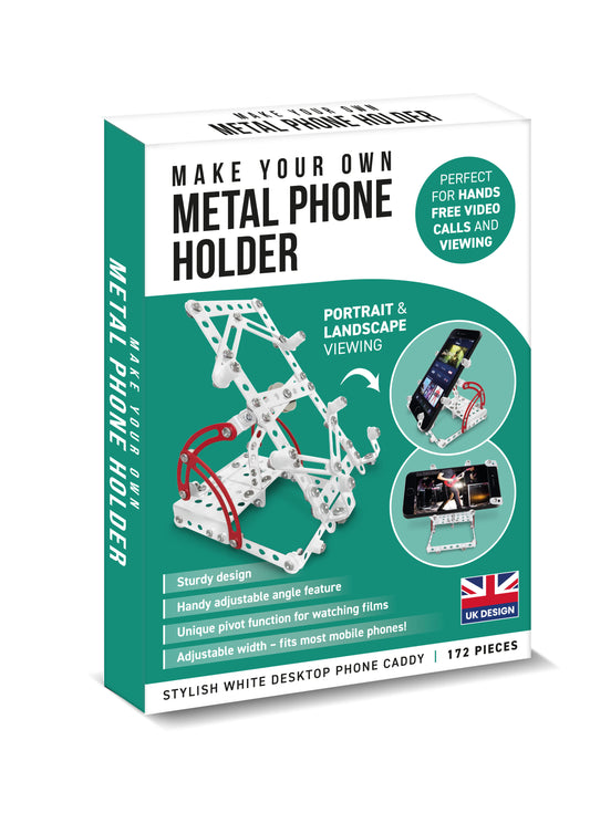 Make Your Own Metal Mobile Phone Holder (White)