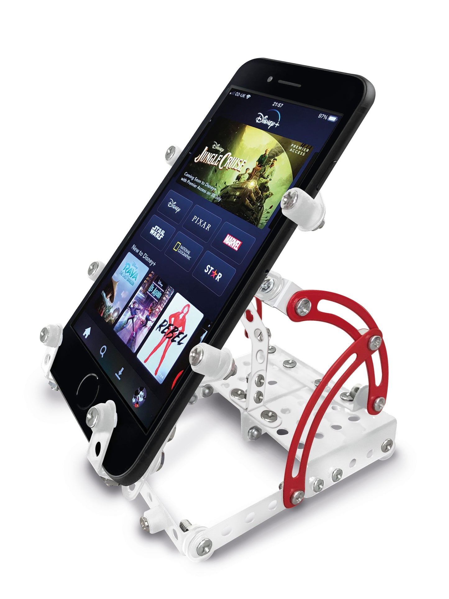 Make Your Own Metal Mobile Phone Holder (White)
