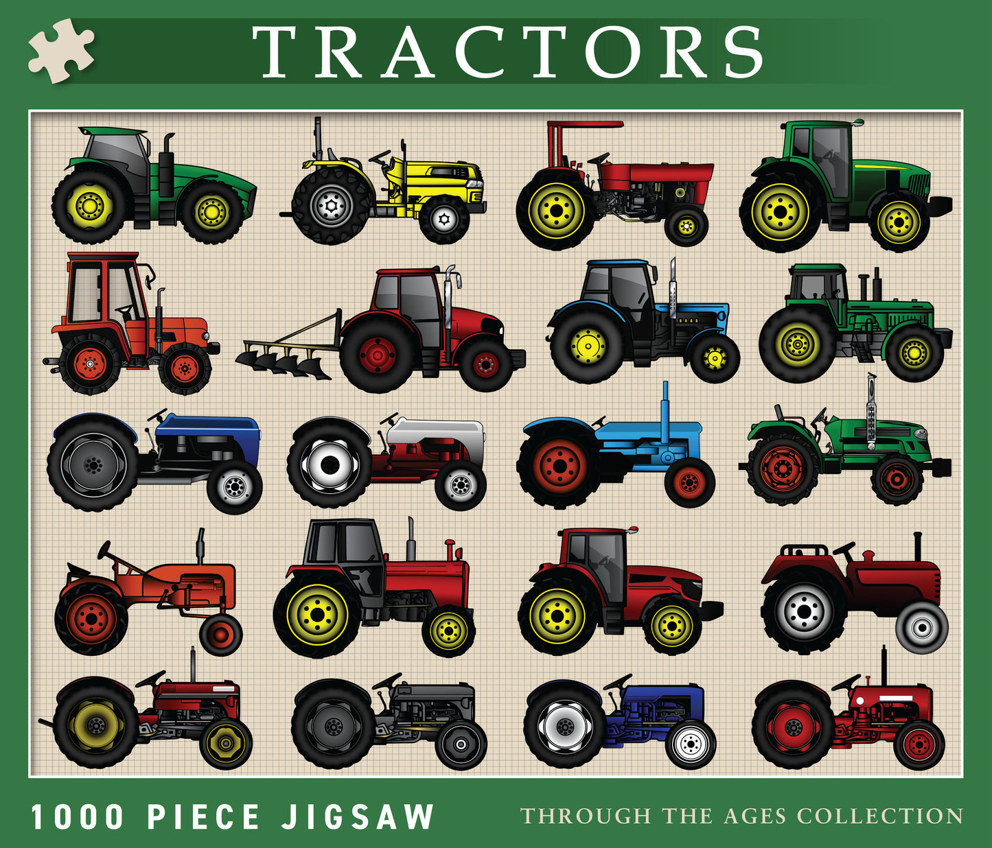 Tractors 1000 Piece Jigsaw Puzzle