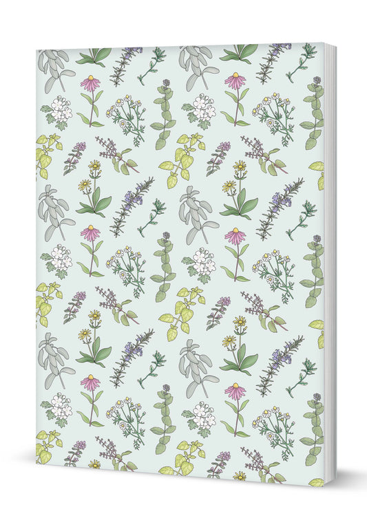 Garden Herbs by Emma Lawrence A5 Notebook