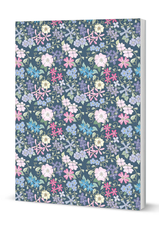 Wildflowers by Emma Lawrence A5 Softback Notebook
