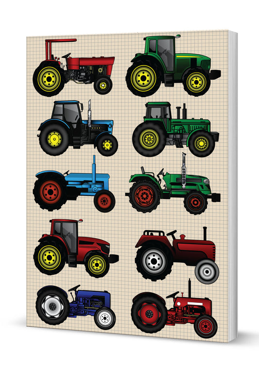 Tractors Softback Notebook (A5 120 Page Lined)