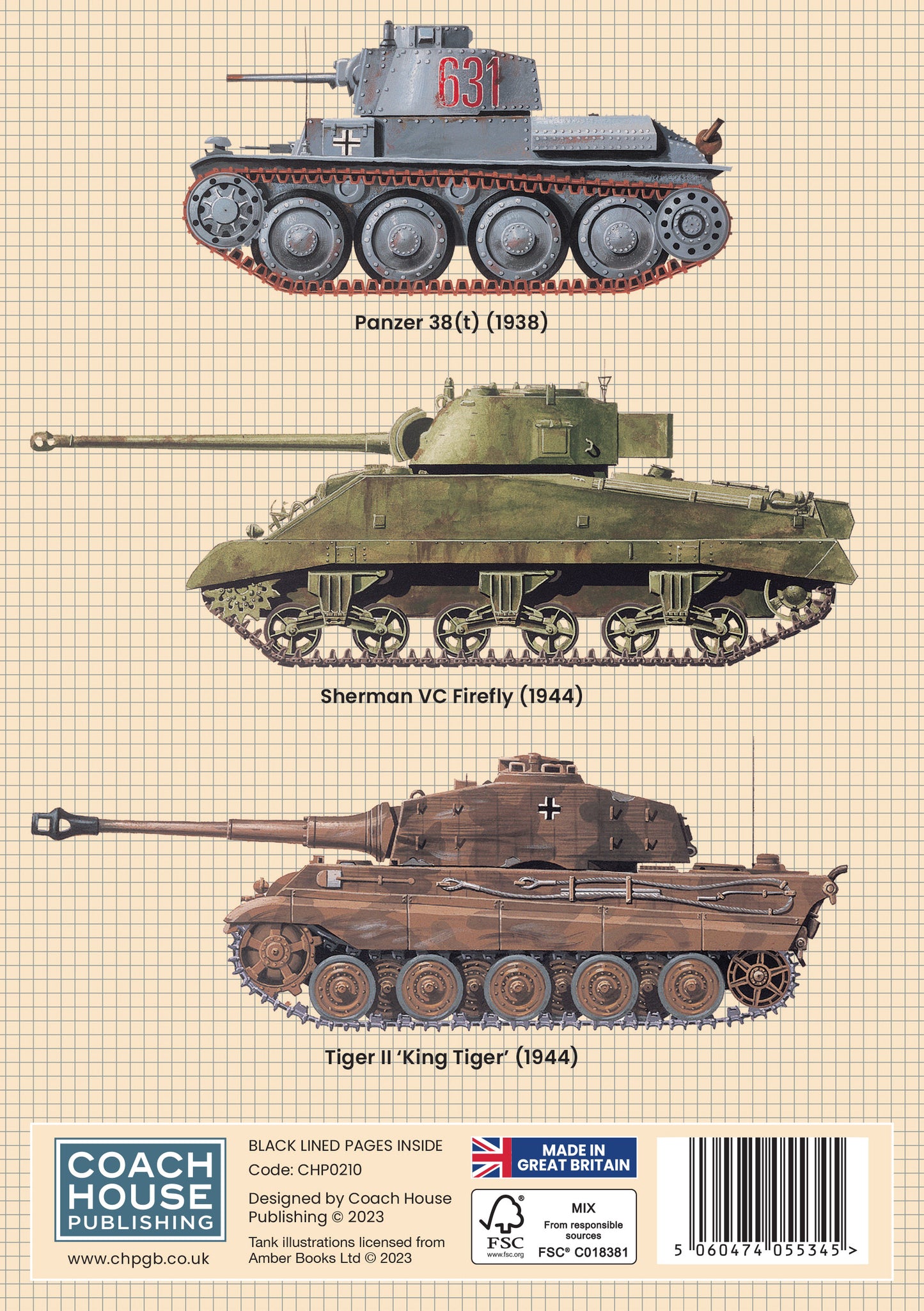 Tank A5 Softback Notebook